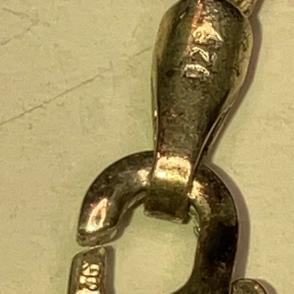 Gorgeous Sterling Silver rope chain. Lobster claw clasp. Made in Italy.